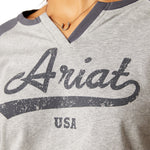Ariat Split Neck Long Sleeved T-Shirt