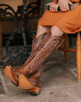 knee-high cowboy boot