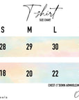 t-shirt size guide