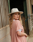 Oversized Tunic Top - Pink