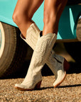 Ariat Casanova X Toe Cowboy Boots In White