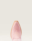 Ariat Casanova X-toe pink leather cowboy boots