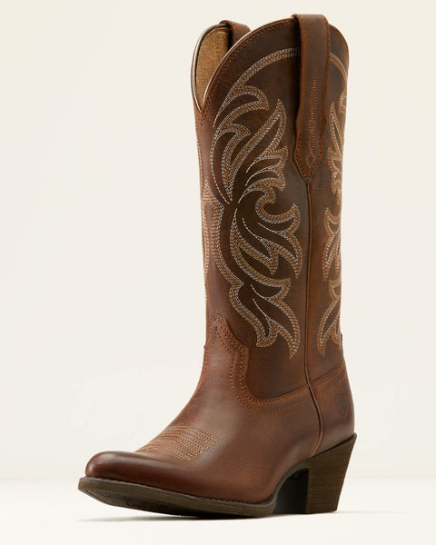 Bottes western rouges ARIAT Heritage. Tout en cuir. millésime. Taille 9B. - Canada