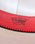 Charlie 1 Horse pink cowgirl hat sweatband detail