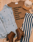 Western List Tee