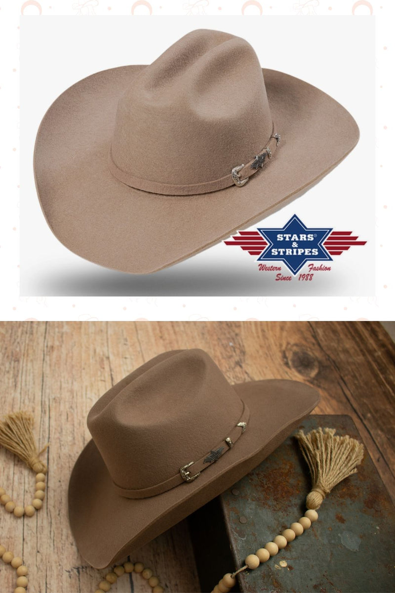 Houston Sand Cowboy Hat by Stars & Stripes