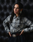 Leather western horse buckle belt