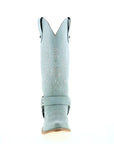 Liberty Black Nubuck Grey Cowboy Boots