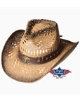Sunset Straw Cowboy Hat by Stars & Stripes