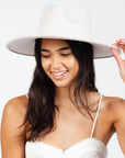 Vegan Felt Rancher Hat in Ammonite