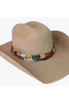 Multicoloured Western Feather Hat Band