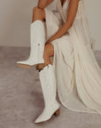 White Wedding Boots