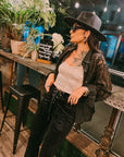 black cowgirl hat for women