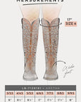 Liberty Black Aretha Bone Wide Calf Cowboy Boots