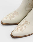 Low Calf White Cowboy Boots