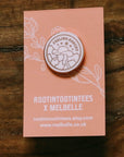 MELBELLE x ROOTIN' TOOTIN' TEES 'FEELING RANCHY' ENAMEL PIN - WHITE