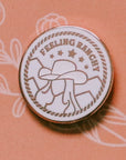 MELBELLE x ROOTIN' TOOTIN' TEES 'FEELING RANCHY' ENAMEL PIN - WHITE