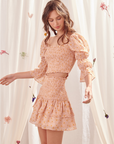 DAISY CROPPED RUFFLED TOP