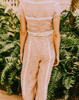 YUMA STRIPED JUMPSUIT