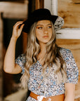 Snakeprint cowboy hat western hat