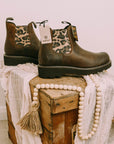 Leather chelsea boot