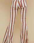 Austin Striped Denim Flared Jeans
