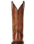 Rich brown women's cowboy boots