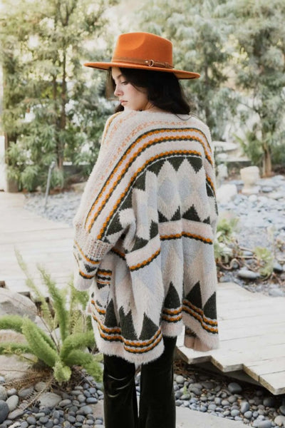 Boho Aztec Kimono Cardigan Geometric Boho Cardigan Kimono Kimono