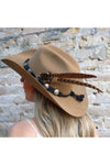 Western Long Feather Hat Pin