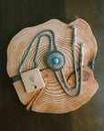 Western Turquoise Concho Bolo Tie