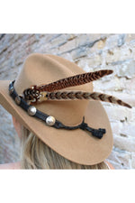 Western Long Feather Hat Pin
