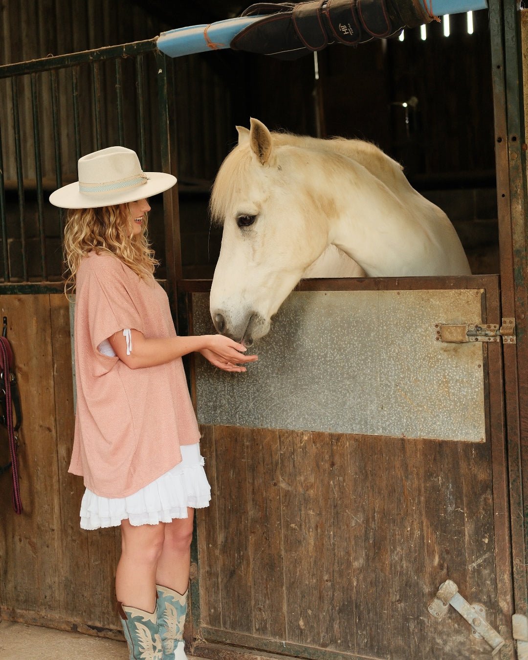 Oversized Tunic Top - Pink