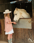 Oversized Tunic Top - Pink