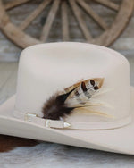 Brown Feather Hat Mount