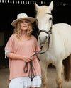 Oversized Tunic Top - Pink