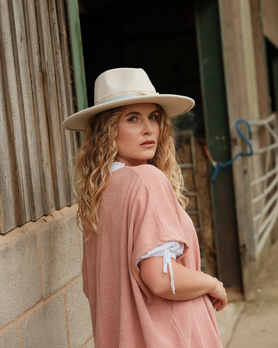 Oversized Tunic Top - Pink