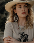 Aqua Terra Leather Cord Necklace