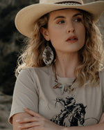Aqua Terra Leather Cord Necklace