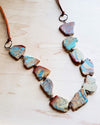 Aqua Terra Slab Necklace