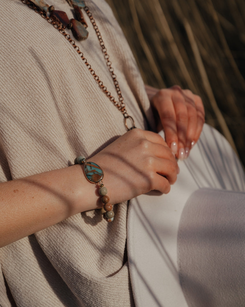 Aqua Terra Beaded Bracelet