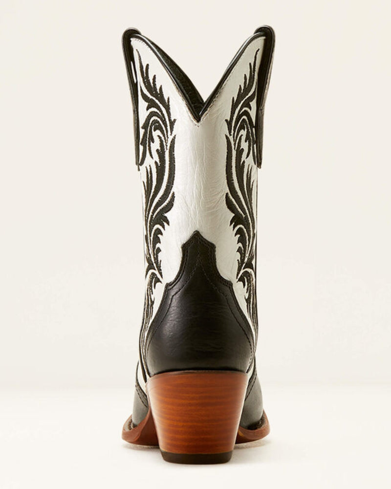 Ariat Black and White cowboy boots