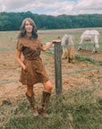 Ariat Casanova X Toe Cowboy Boots In Shades Of Grain