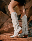 Ariat Casanova X Toe Cowboy Boots In White