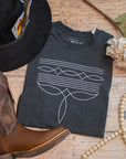 Ariat Dallas Boots Stitch Cropped Tee