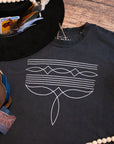 Ariat Dallas Boots Stitch Cropped Tee