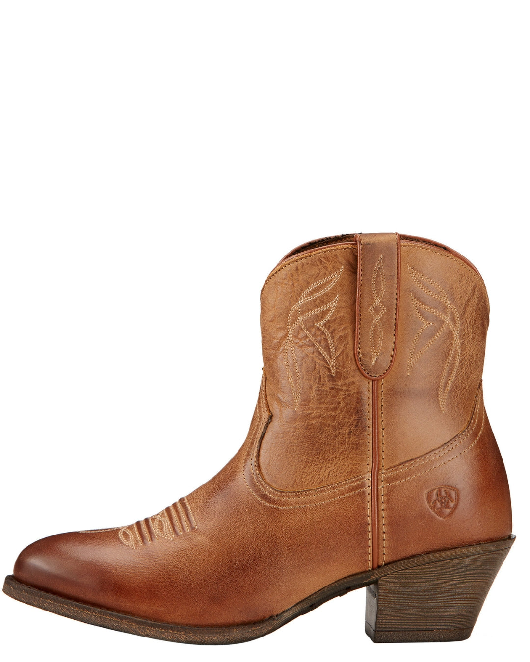 Ariat Cowboy Boots - Darlin Western Boots - Burnt Sugar brown colour - Side
