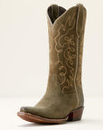 Ariat Jukebox Western Boots - Soft Olive Suede