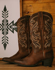 Ariat Heritage J Toe Stretchfit Cowboy Boots - Womens