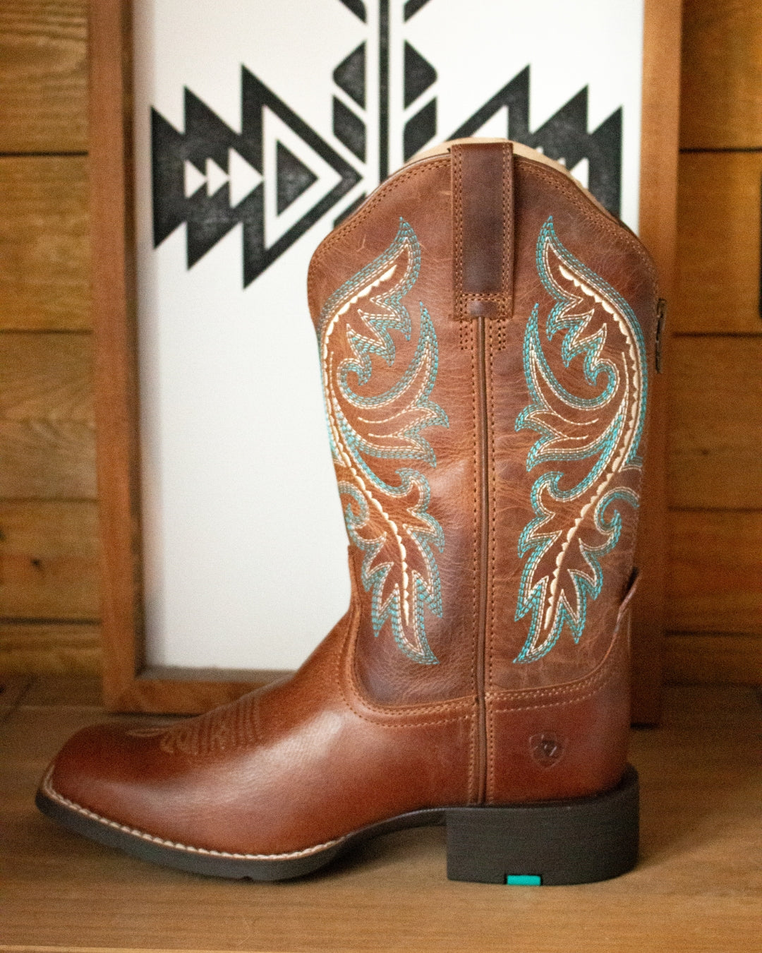 Ariat Round Up Back Zip Cowboy Boots