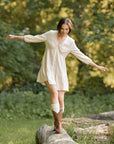 mid-calf brown western boot